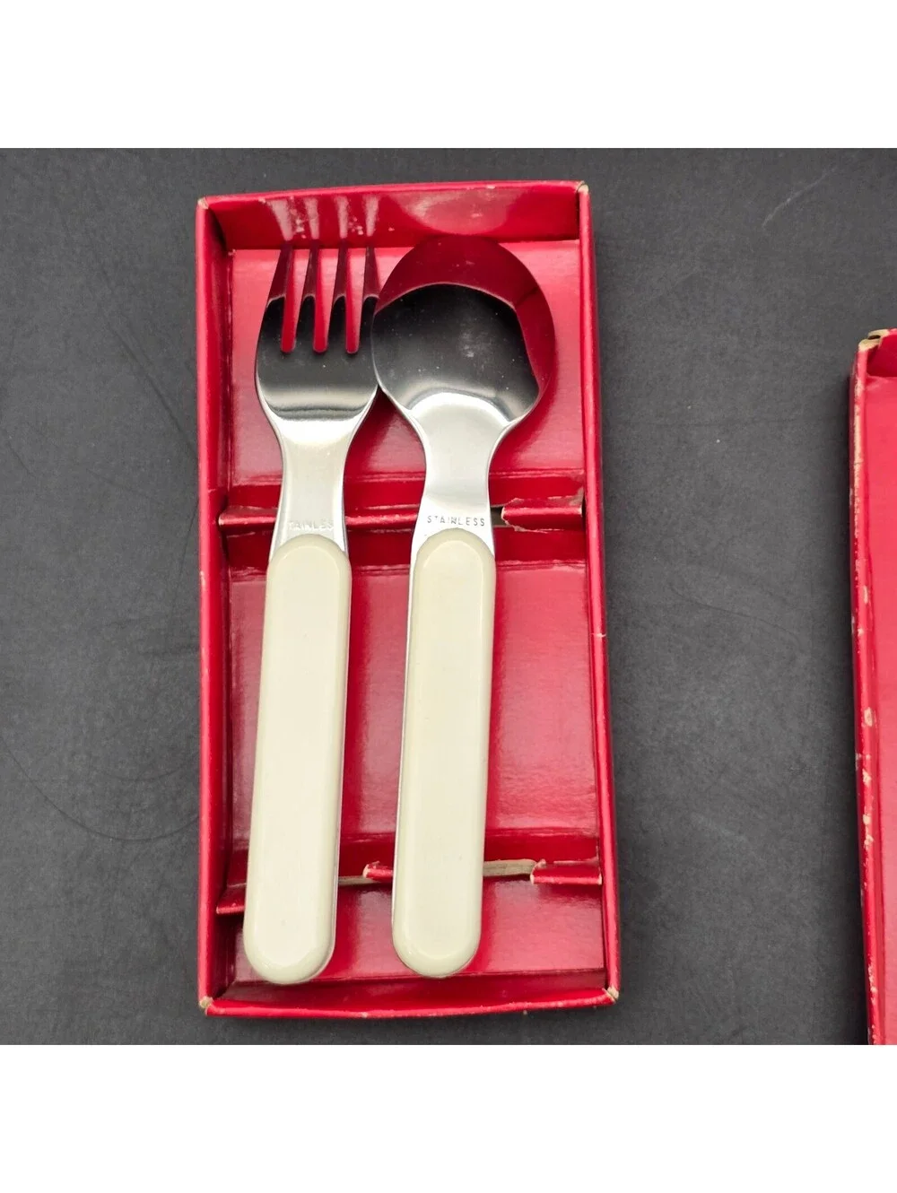 Vintage 1991 The Campbell's Kids Chef Child's Flatware Set Fork Spoon NIB Zak
